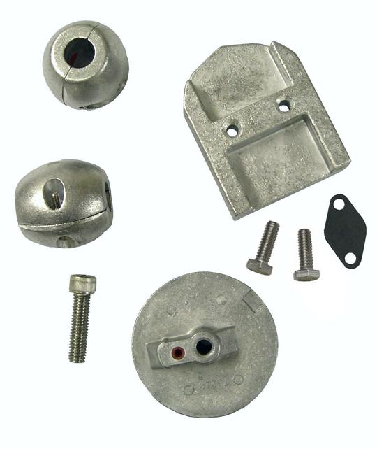 Navalloy Mercury Alu Anoden Kits Alpha One Generation 1