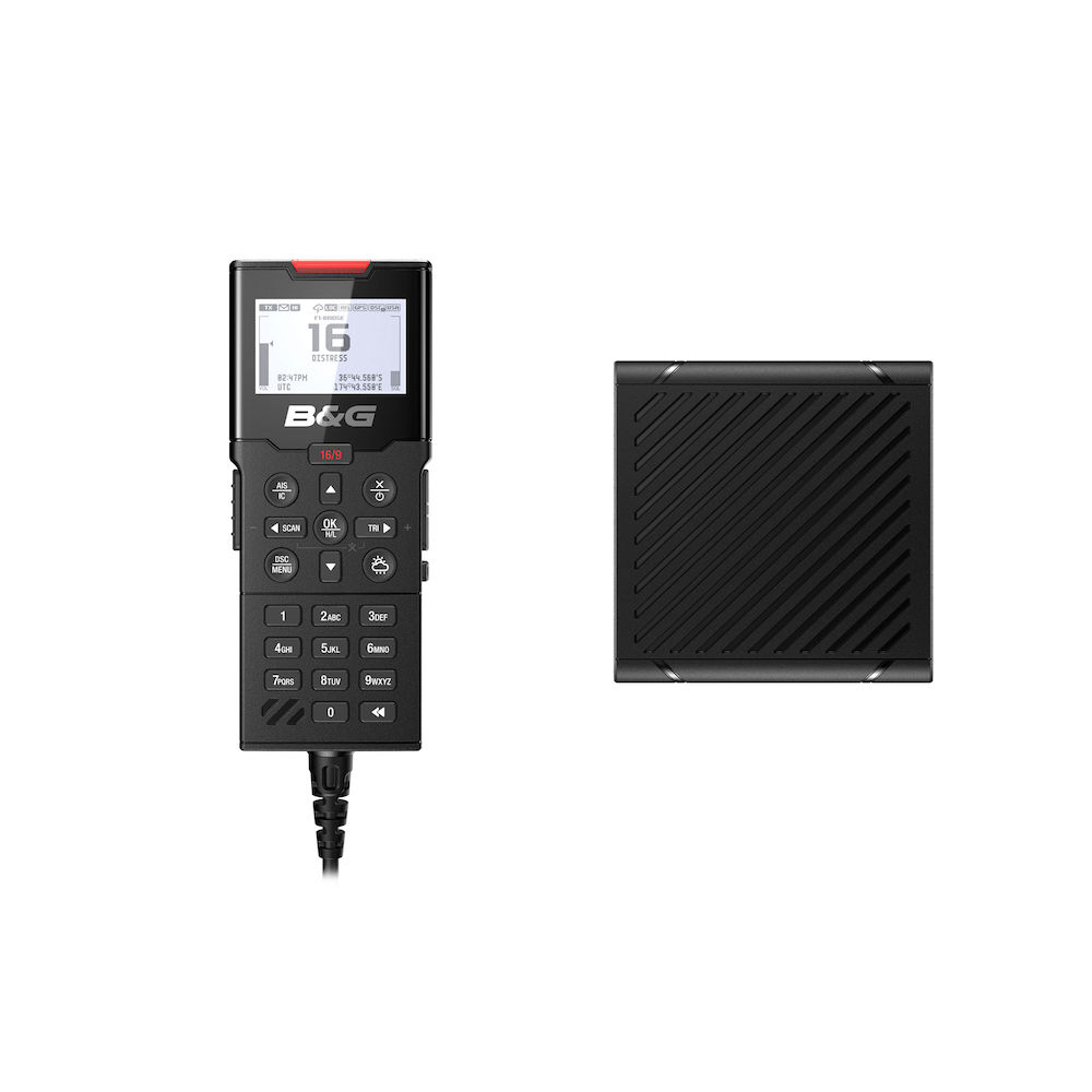 B&G H100 Bedienteil und Lautsprecher