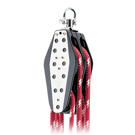 Harken 3" Double Fiddle Swivel Block (385)
