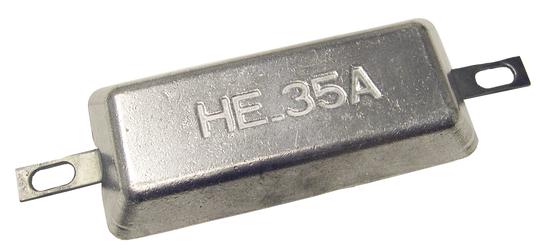 Navalloy Alu Anode Anschweiß Bolzen 210x95mm