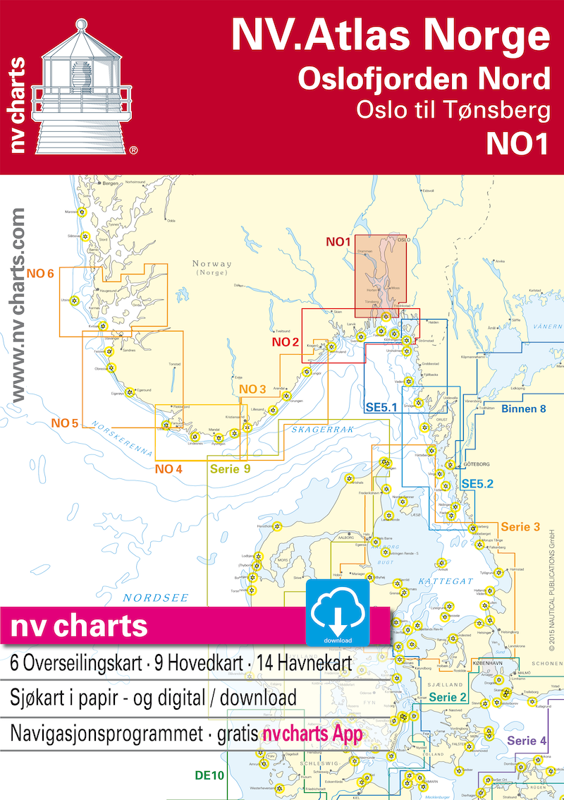 NV NO1 NV.Atlas Norge Oslofjord Nord - Oslo til Tønsberg