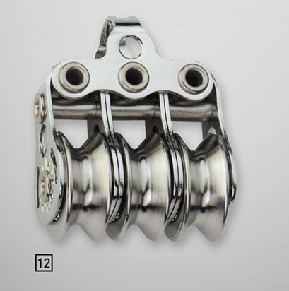 Sprenger 4mm Kugellager Micro XS Drahtblock dreifach mit Bügel