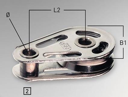 Sprenger High Load Liegeblock einfach mit zwei Hohlachsen