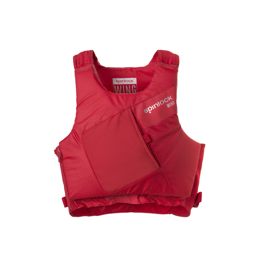 Spinlock Wing Side Zip PFD 50N Auftriebshilfe rot (in versch. Größen)
