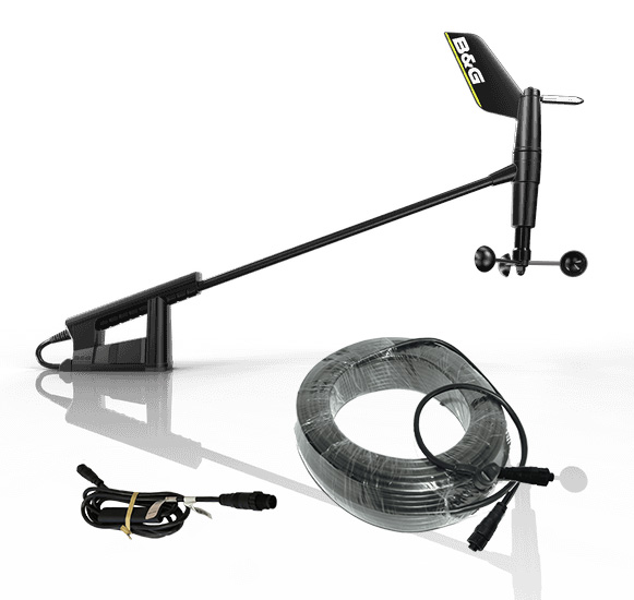 B&G Windsensor WS310 kabelgebunden Set mit Kabel und Interface