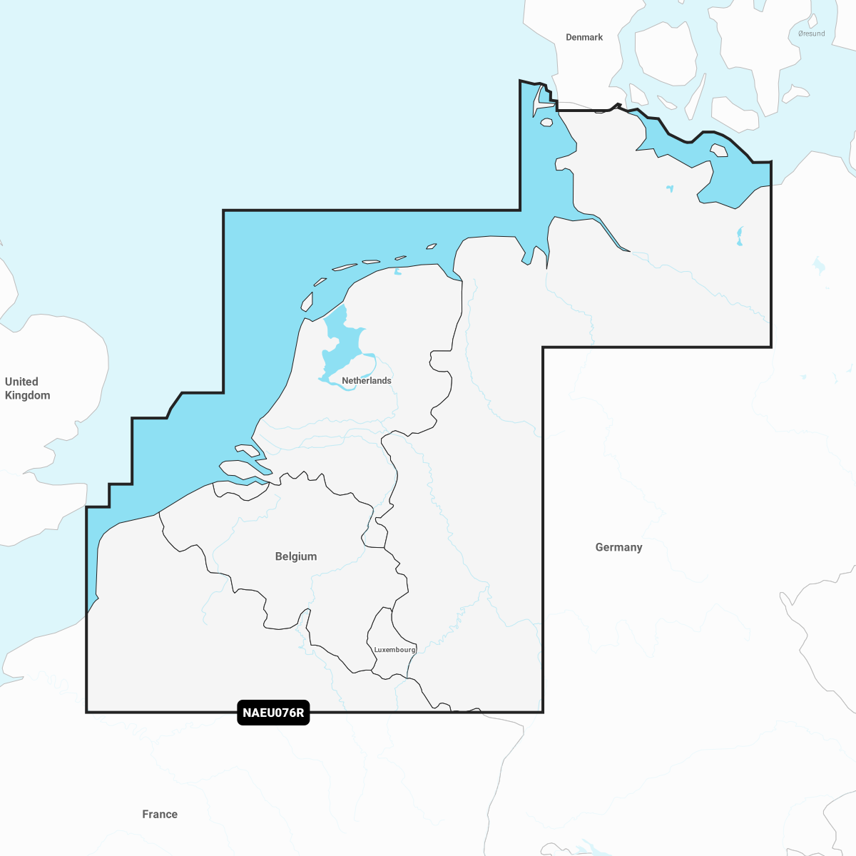 Navionics Platinum+ Seekarte BeNeLux & Germany West (NPEU076R)