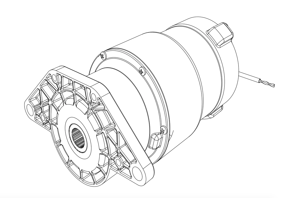 Lewmar Mamba Steuersäulen Integra Antrieb einzeln 1/4 PS - 12V Bavaria