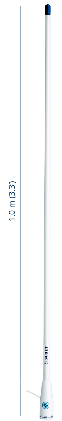 Scout KS-21 UKW Antenne 1,0m 