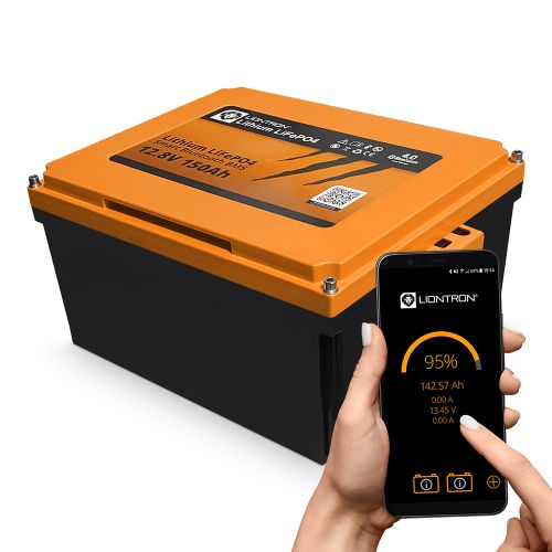 LIONTRON 12.8V 200Ah Lithium LiFePO4 Wohnmobil-Untersitz-Batterie mit Bluetooth