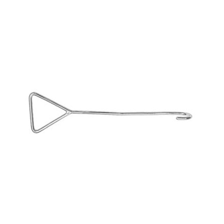 Schleusenhaken mit Triangel 530mm Edelstahl