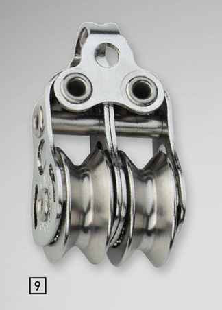 Sprenger 4mm Kugellager Micro XS Drahtblock doppelt mit Bügel