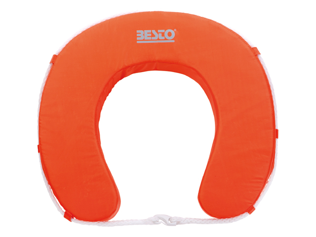 Besto Hufeisen Rettungskragen orange