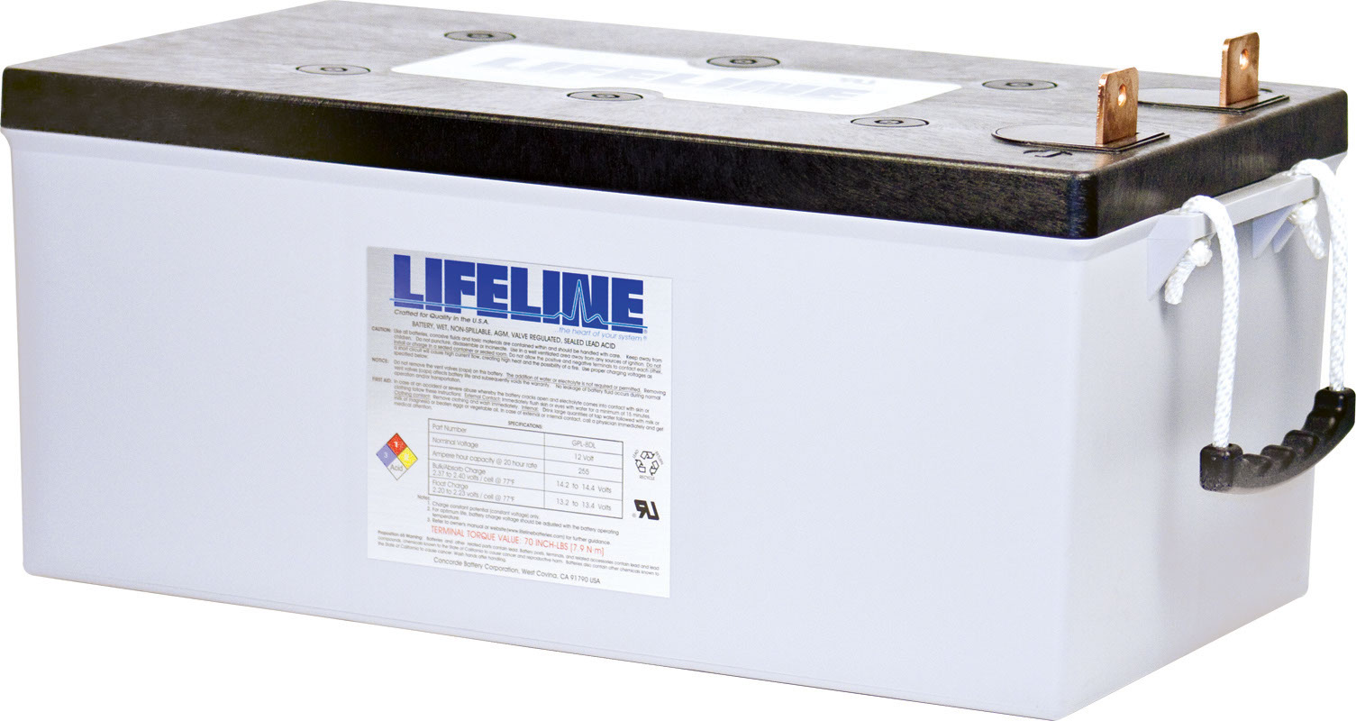 Lifeline GPL-8DL AGM Batterie 255 Ah