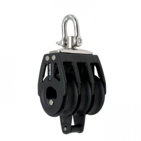 Seldén Serie BBB 40 Block Dreifach Hundsfott (40mm)