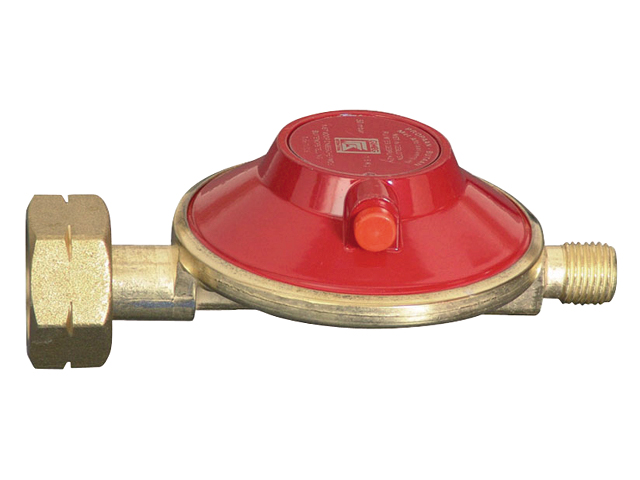 Talamex Gas Druckregler Shell/Combi 30mbar mit Außen Linksgewinde ohne Manometer