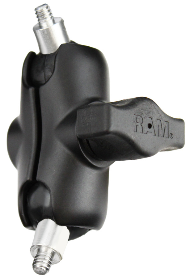 RAM MOUNTS Verbindungsarm kurz (60 mm) - inkl. 2 x 1 Zoll B-Kugeln mit 1/4 Zoll Gewinde