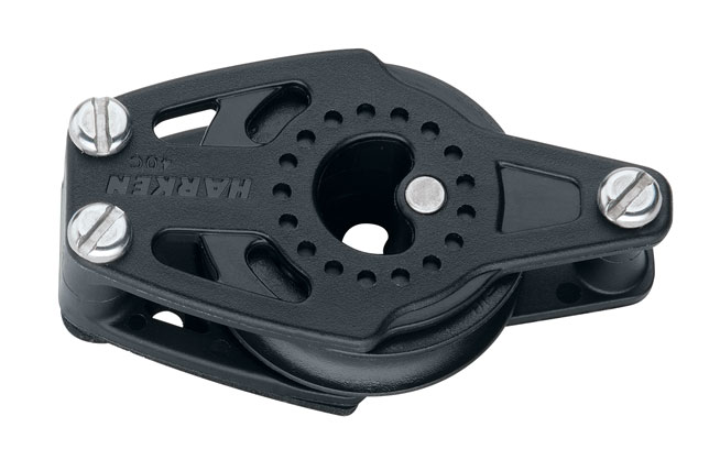 Harken 40mm Carbo Cheek Block w/Becket (2163)