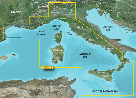 Garmin BlueChart g3 Seekartenmodul EU012R auf microSD/SD-Karte
