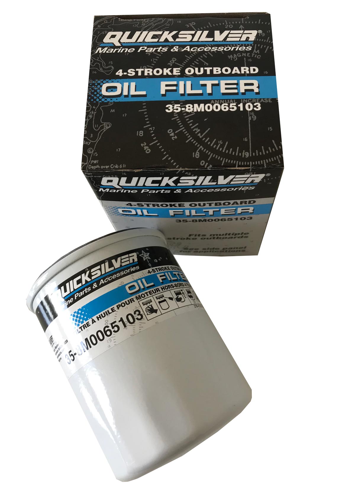 Quicksilver Mercury Ölfilter für 4-Takter Außenborder 8M0065103
