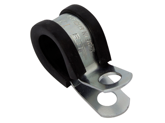 Talamex Edelstahl P-Clips mit Gummierung (4er Blisterpack)