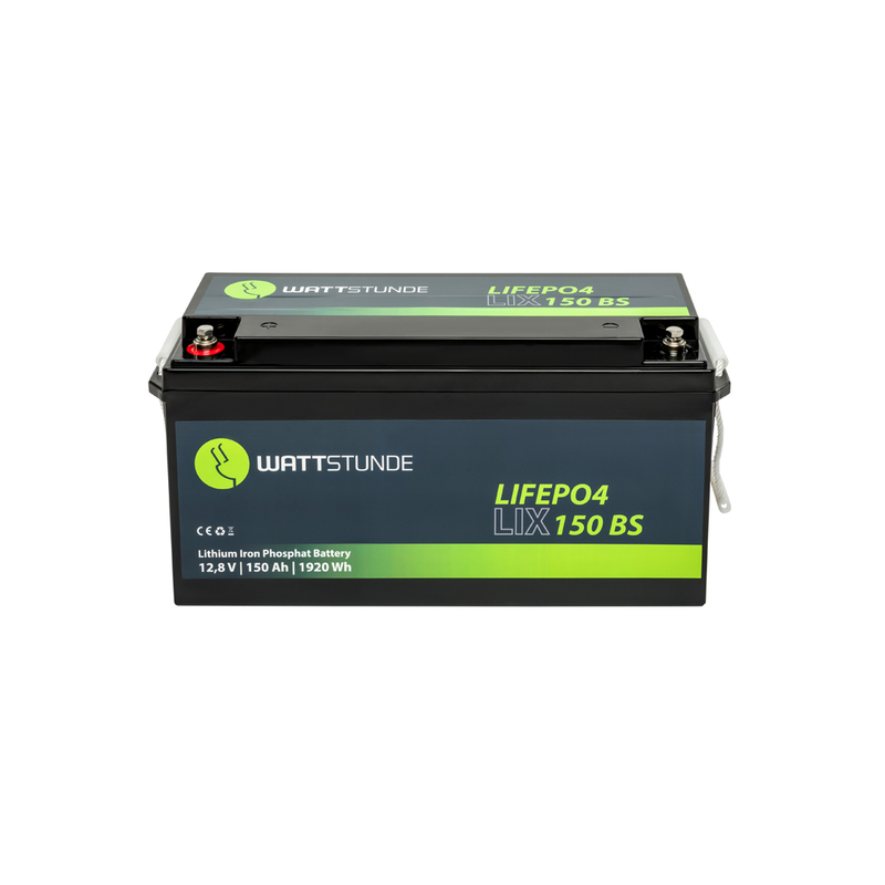 WATTSTUNDE® Lithium 150Ah LiFePO4 Batterie LIX150-BS
