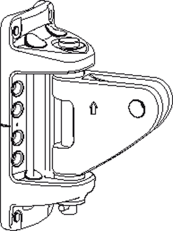  Seldén Mastbeschlag 174 x 71mm für Rodkick 30