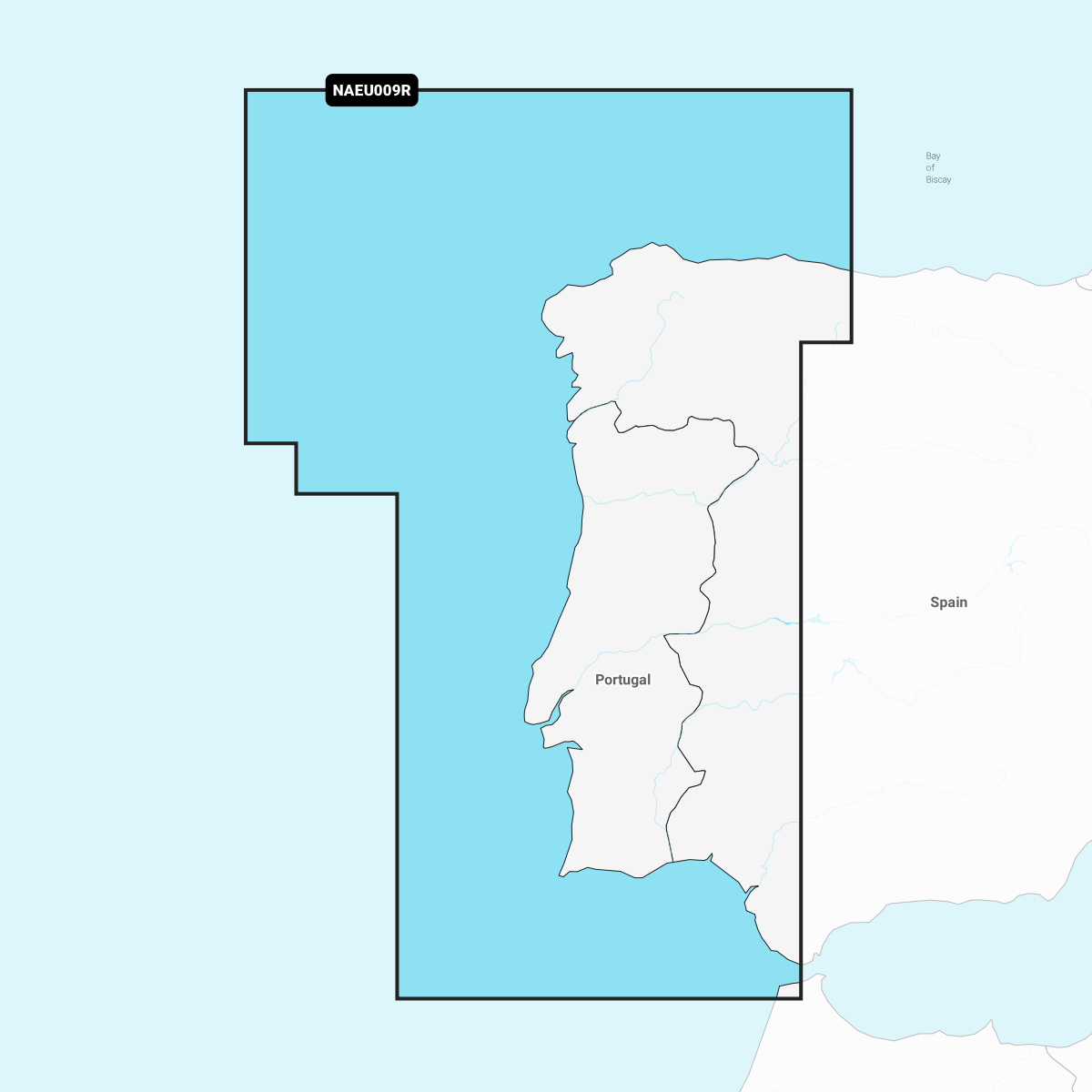 Navionics Platinum+ Seekarte  Portugal, Spain Northwest (NPEU009R)