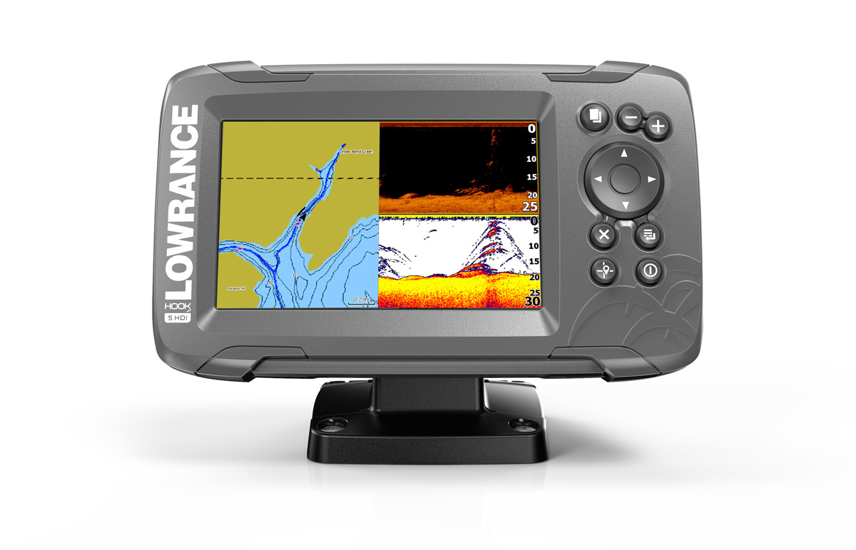 Lowrance Hook25 SplitShot GPS Chirp Combo Echolot