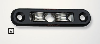 Sprenger 4mm Micro XS. Einlassblock doppelt Edelstahl rostfrei