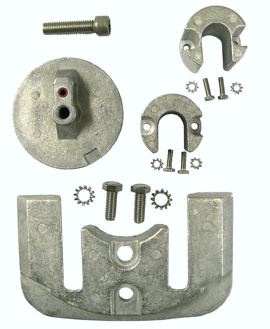 Navalloy Mercury Alu Anoden Kits Bravo 2/3
