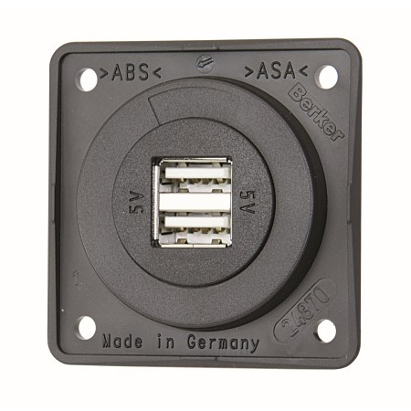 Berker Integro USB-A Steckdose (2 x 5V mit jeweils 2,5A)