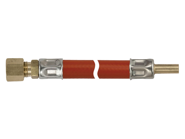 Talamex Gasschlauch Gasleitung 8mm RVS x 8mm RST (versch. Längen)