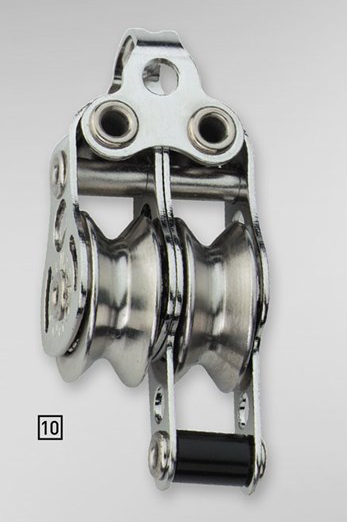 Sprenger 4mm Kugellager Micro XS Drahtblock doppelt mit Bügel und Hundsfott
