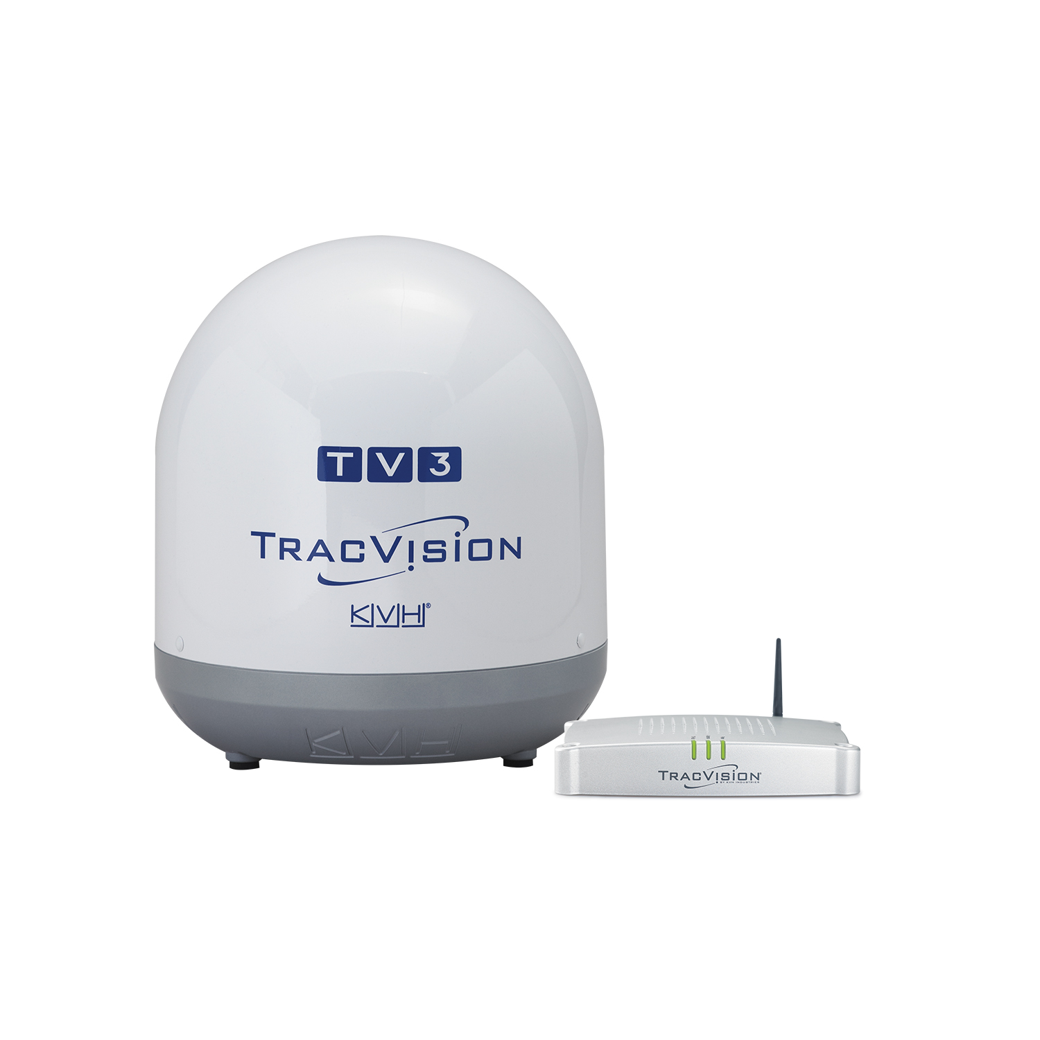 KVH TracVision TV3 Single-LNB, mit IP-TV-Hub B