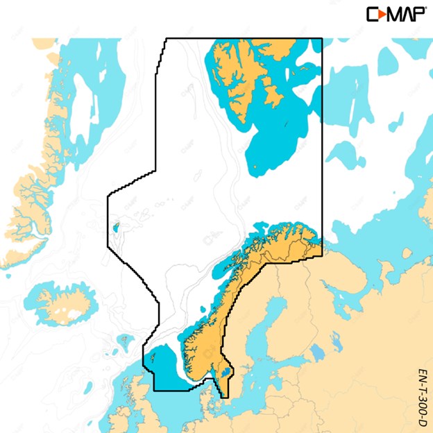 C-MAP Discover-X - NORWEGIAN SEA, NORTH SEA AND SKAGERRAK