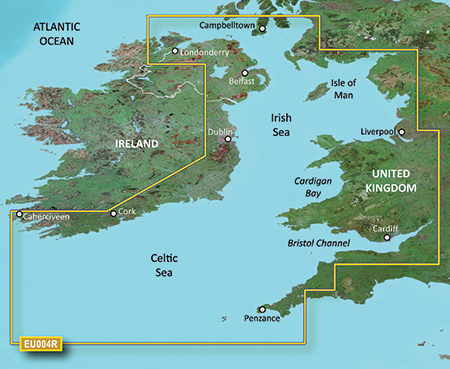 Garmin BlueChart g3 Seekartenmodul EU004R auf microSD/SD-Karte