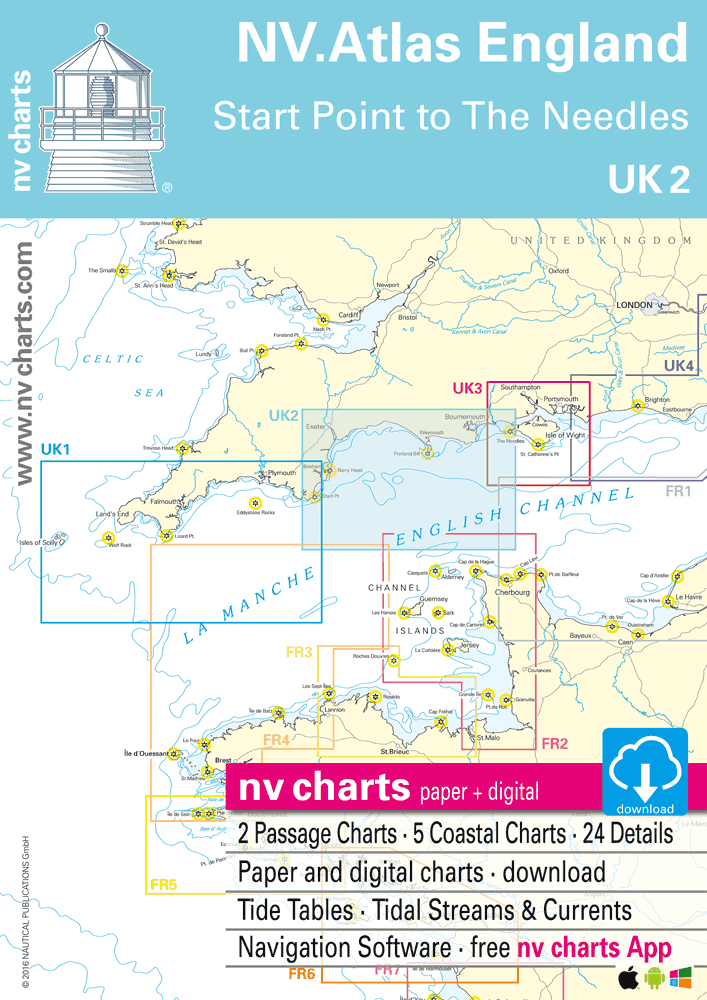 NV Atlas UK2 - England Start Point to the Needles