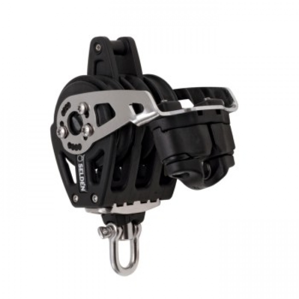 Seldén Serie MRB 60 Block Dreifach Wirbel Unterbügel Klemme (60mm)