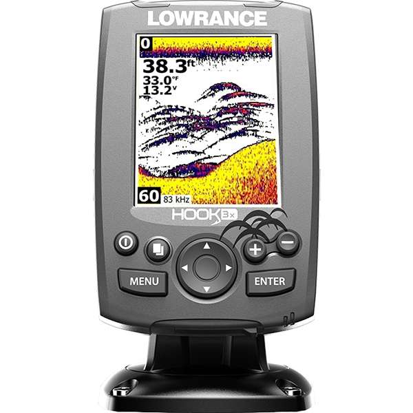 Lowrance Hook-3x Fishfinder Echolot mit 83/200 kHz All-Season-Pack