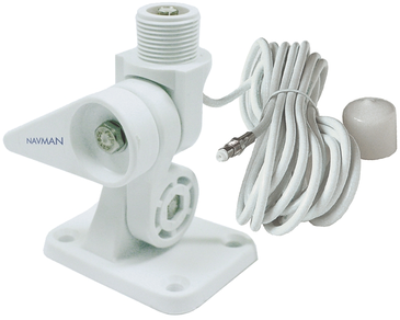 Navico Nylon 4-Wege Antennenkippfuß mit QuickFit System und 5m Kabel 
