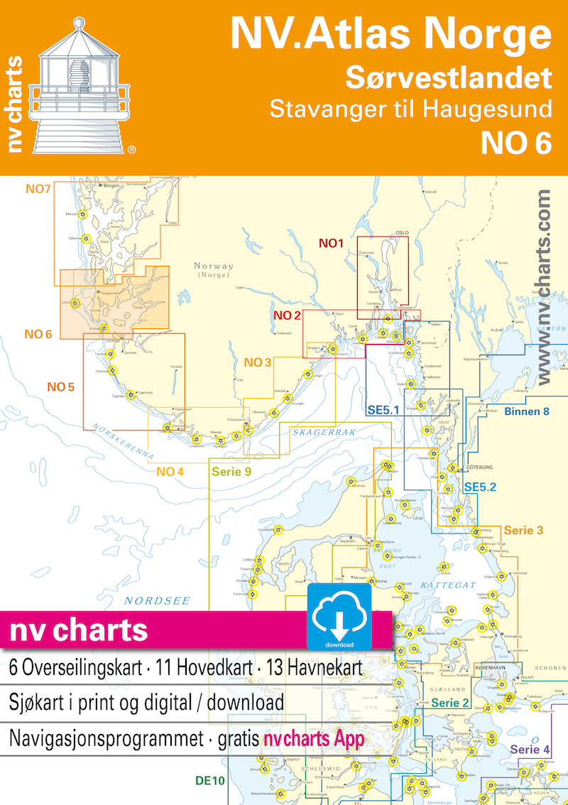 NV NO 6 NV.Atlas Norge Sørvestlandet Nord - Stavanger til Haugesund