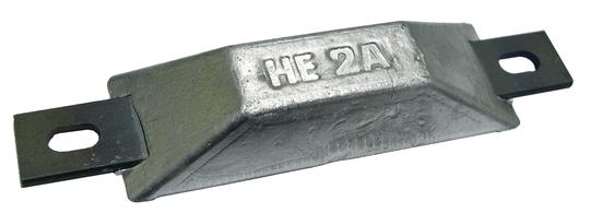 Navalloy Alu Anode Anschweiß Bolzen 100x34mm