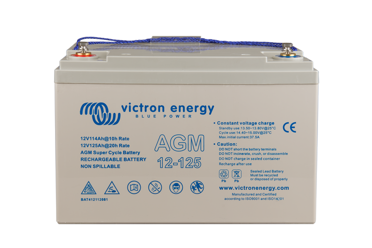 Victron 12V/125Ah AGM Super Cycle Batterie