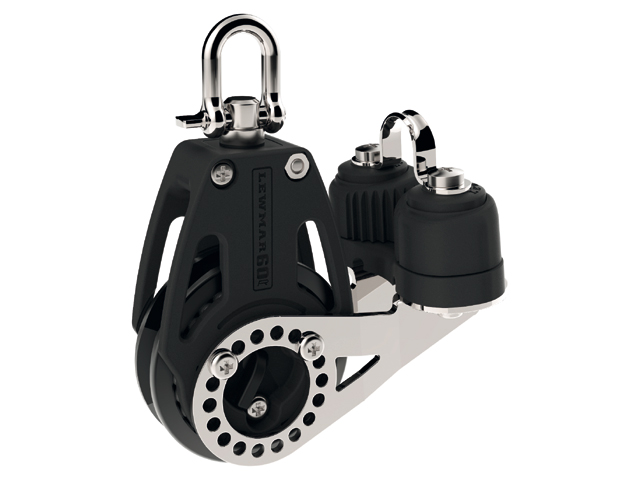 Lewmar Synchro Control Latschenblock einfach mit Klemme(in Größe 60mm)
