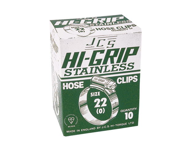 JCS Schlauchschellen Hi-Grip Edelstahl (verschiedene Ausführungen) Packung