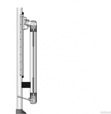 Seldén Spinnakerbaum-Liftsystem Bausatz 25mm 3,4m Radius 50mm