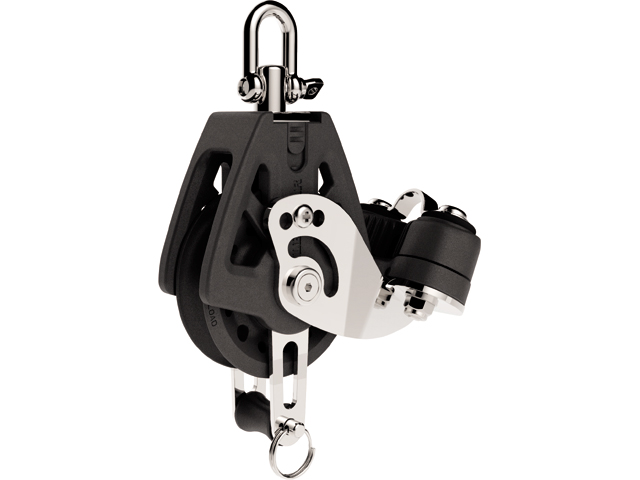 Lewmar Synchro Block 1-scheibig mit Klemme und Hundsfott (50mm)