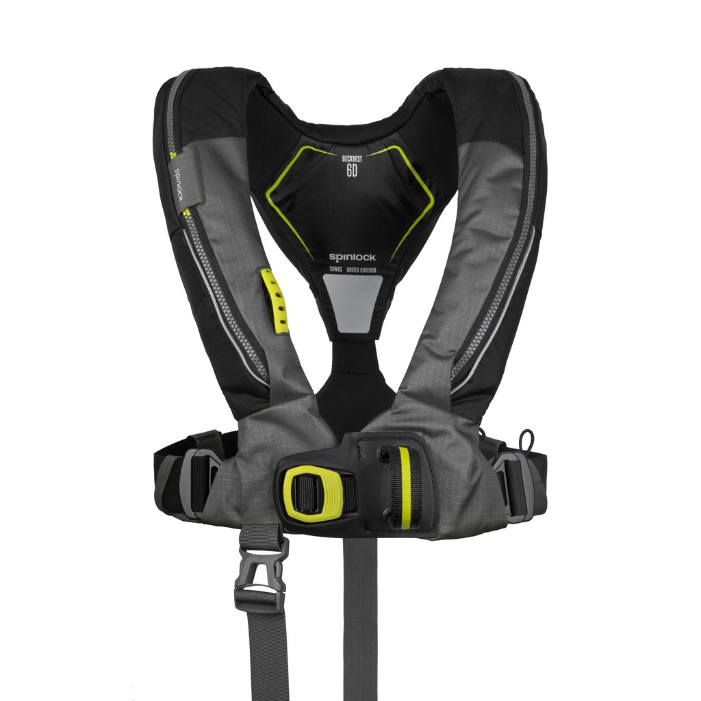 Spinlock Deckvest 6D mit HRS System 170N Auftrieb Farbe schwarz