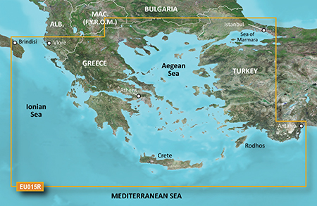 Garmin BlueChart g3 Seekartenmodul EU015R auf microSD/SD-Karte
