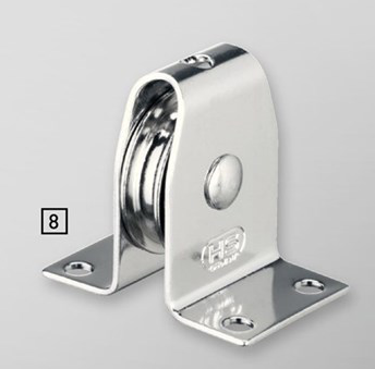 Sprenger 4mm Gleitlager Stehblock, Rolle vernietet